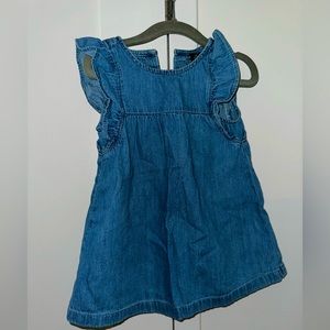 Blue denim dress
